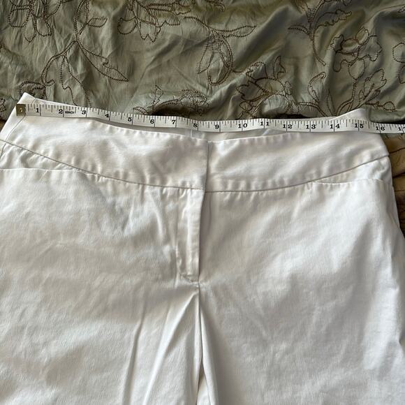 Worthington | Modern Fit White Cropped Pants Size 8 - Picture 5 of 8